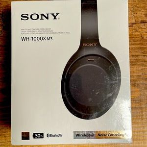 Sony WH-1000XM3 Noise Cancelling Headphones, New and Sealed/Unopened